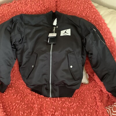 DQ7344-010 Men Sz S Rare Air Jordan Reversible Varsity Jacket