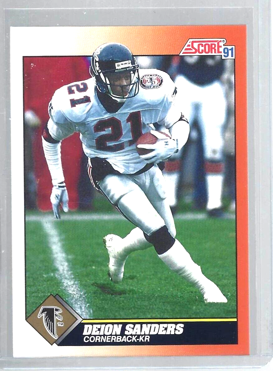 1991 Score #395 Deion Sanders Atlanta Falcons HOF Base Football