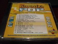 CHARTBUSTER POP HITS KARAOKE 30127 APRIL 2010 CD G 15 SONGS