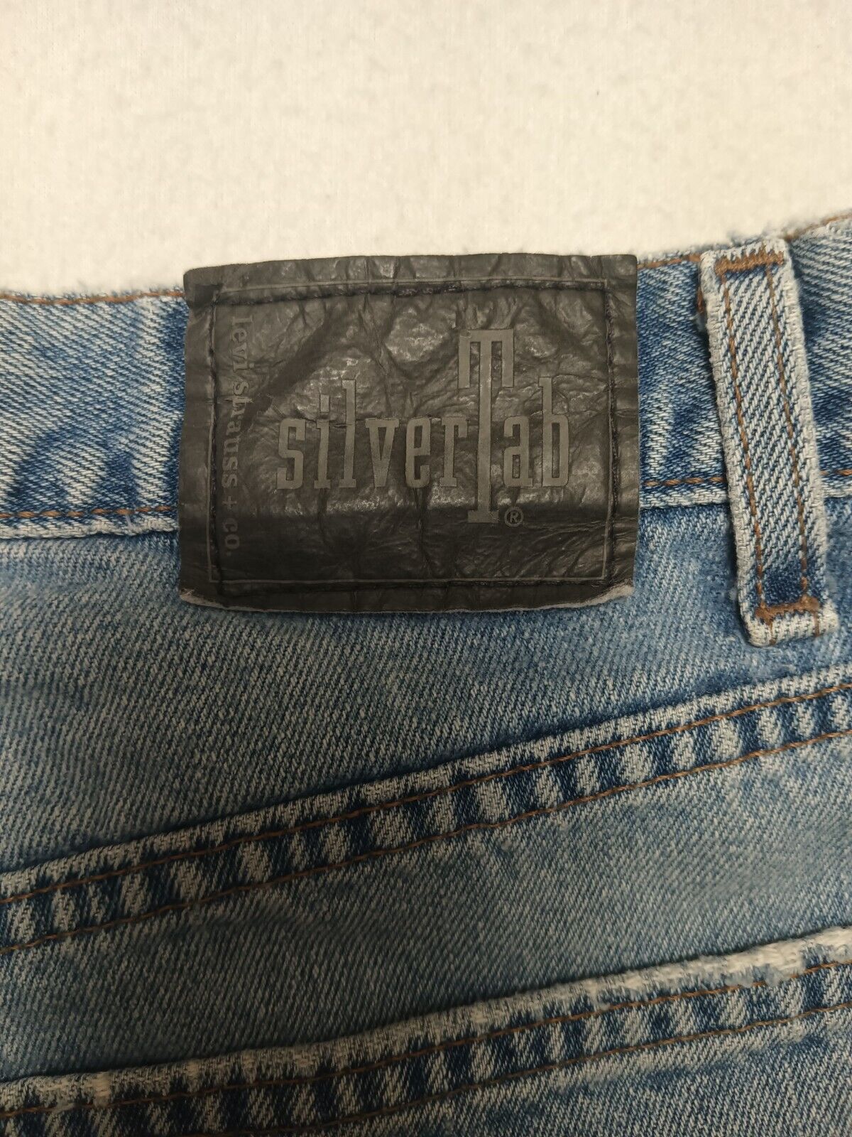 Vintage Levi’s Silvertab MADE IN USA Loose Fit Me… - image 7