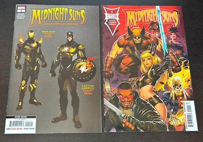MIDNIGHT SUNS #1 (Marvel Comics 2022) -- 1st Printing + Design Variant