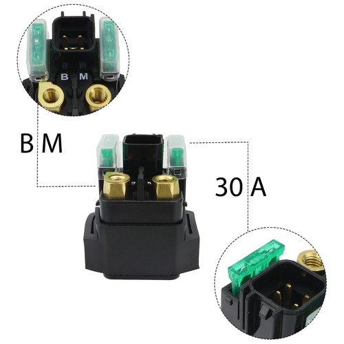 Arranque Raptor 250 YFM25R 2008-2013 con relé e interruptor de encendido para Yamaha 19639 - Imagen 6 de 7