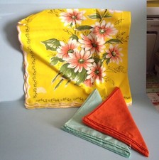 SET OF 3 VINTAGE HANKERCHIEFS