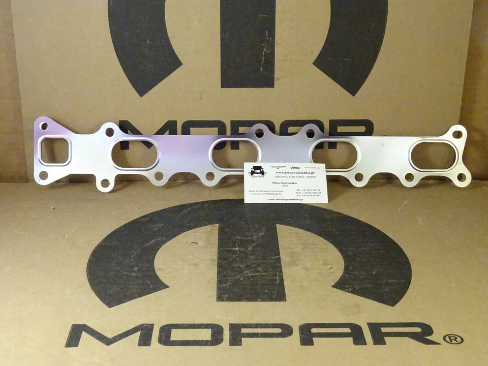 Exhaust Manifold Gasket Jeep Wrangler JK 07-18 2.8L Diesel 68027585AA New Mopar - Image 3 of 4