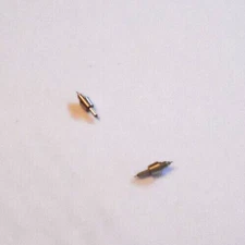 2 ELGIN 18 Sz POCKET WATCH #857 .240 LONG  LW BALANCE STAFF "PIVOT 10"-- E 161-1