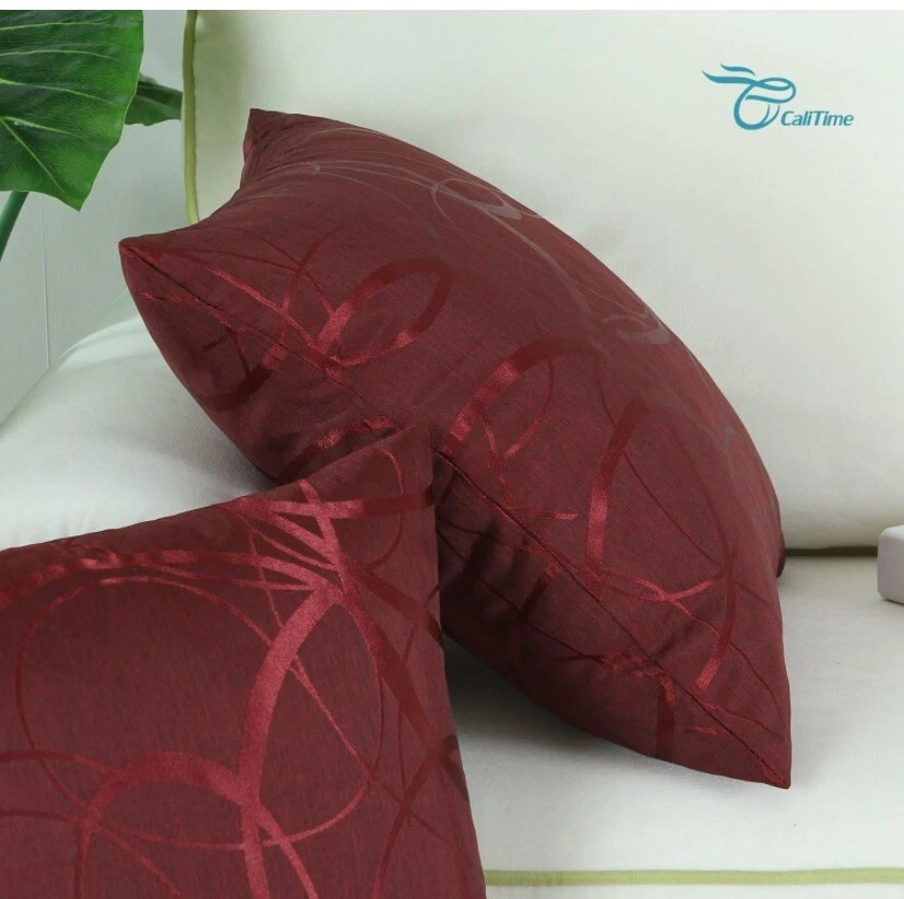 CaliTime Pack de 2 Fundas de Almohada para Sofá Sofá Decoración del Hogar Vint Foto 3 de 4