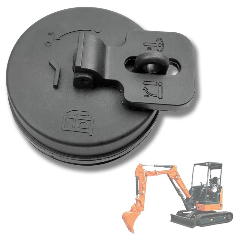 Fuel Tank Cap Diesel Cover For John Deere Hitachi Volvo Excavator AT323462 🏗️