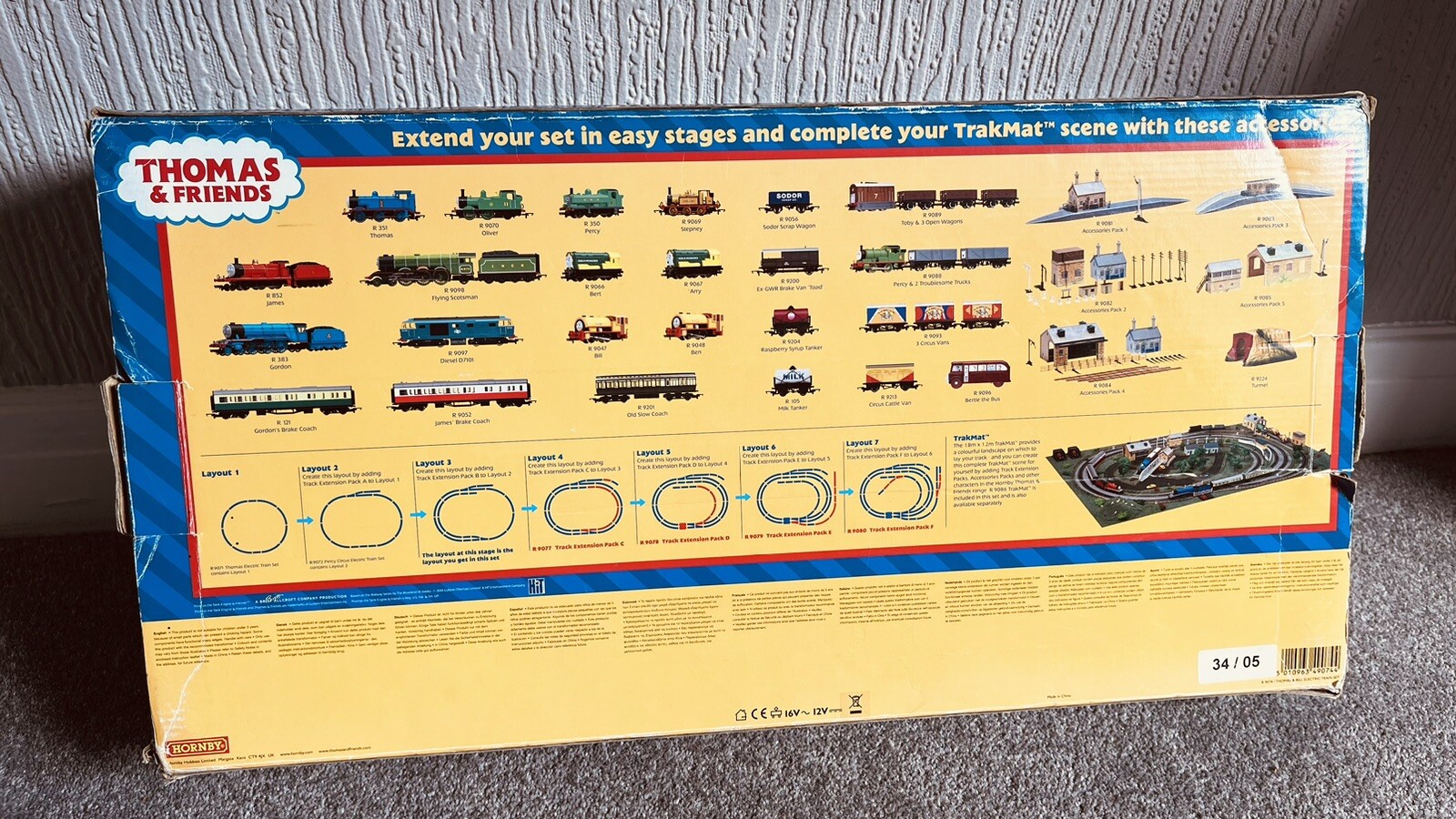 Thomas & Bill Electric Train Set Hornby eBay