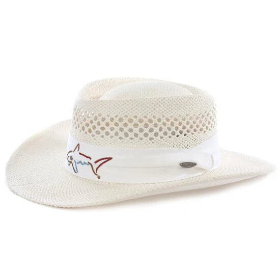 greg norman straw golf hat
