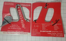 1 Ergo-Knife Box cutter Utility knife Carpet Shingles Sheetrock Cardboard Twine