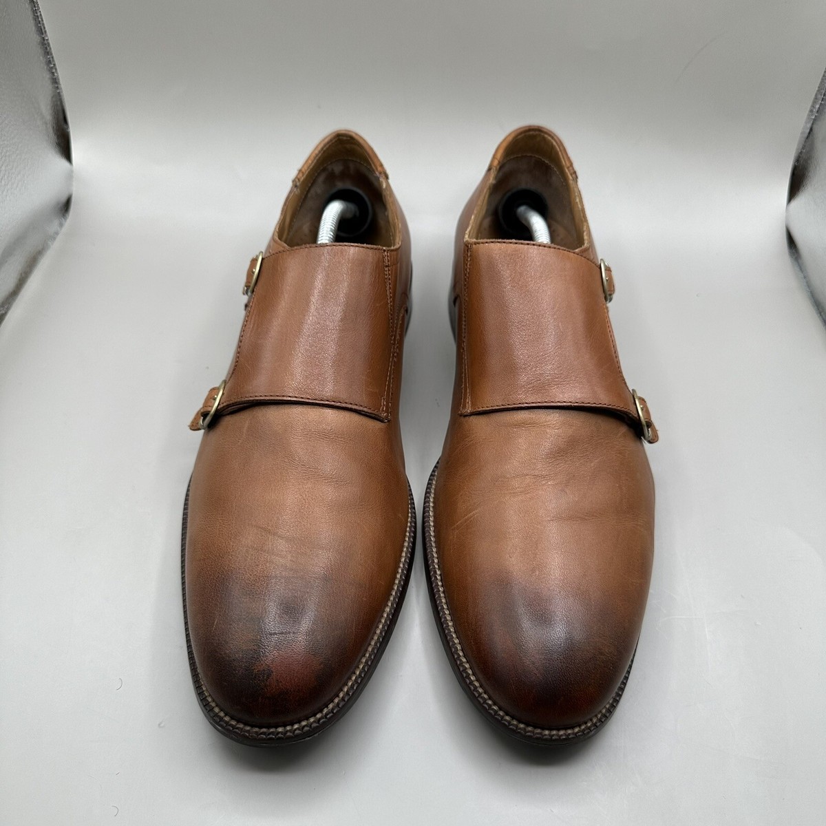 Cole Haan Benton Double Monk Strap II Oxford Shoes British 