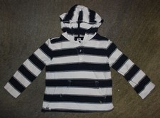 Janie and Jack Boys Long Sleeve Hooded Shirt - Size 4 - EUC