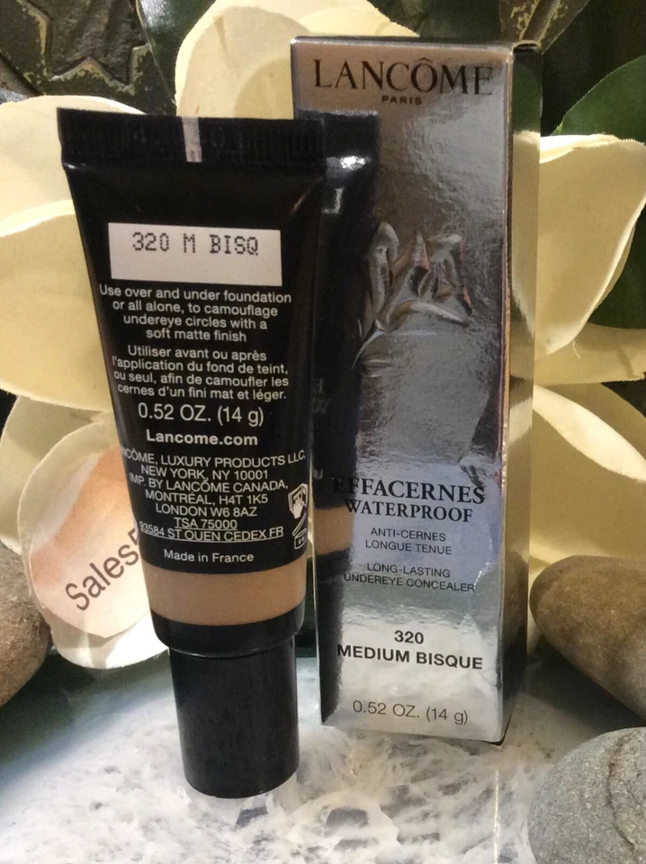 Lancome~ 320 Medium Bisque~Effacernes Waterproof Under Eye Concealer 0.52 oz - Image 4 of 4