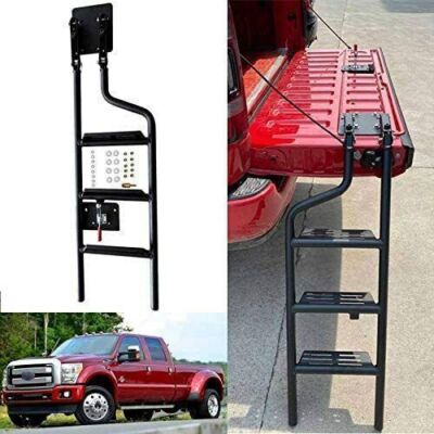 Pickup Klappbare Heckklappe Trittleiter für Ford F250/F350/F450/F550 2008-2025