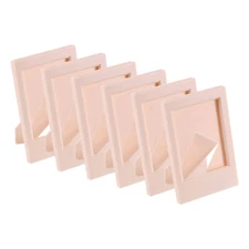 6 Pcs Mini Picture Frames 2.4 x 3.5 Inch Rectangle Photo Frame, Pink