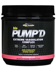 GLOBAL FORMULAS BIOPUMP'D 30 Servings Extreme Vasodilation Complex Intense Pumps