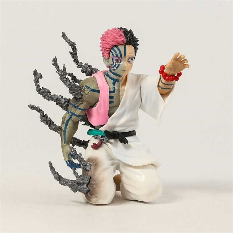 TENGFA Figura de anime de Demon Slayer de Akaza Juuni Kitsuki, estatua