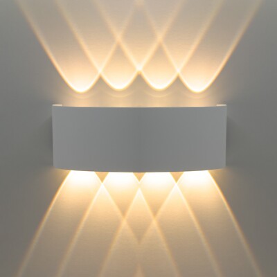 Moderne LED Wandleuchten Up Down Wandleuchte IP54 Innen Außen Langlebige Leuchten