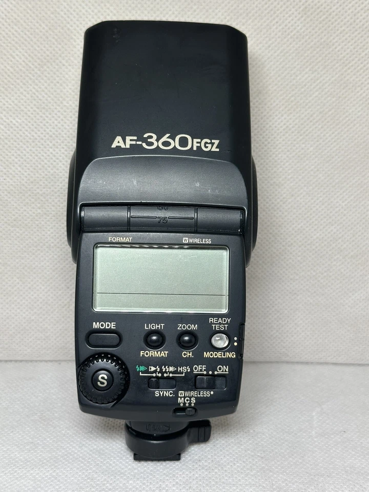 Pentax AF 360FGZ Shoe Mount Flash for Pentax Good Condition TESTED - Image 3 of 4