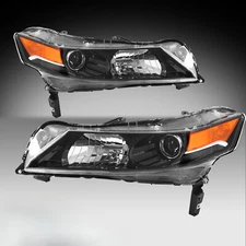 For 2009 2010 2011 2012 2013 2014 Acura TL Sedan HID Headlights Assembly Pair