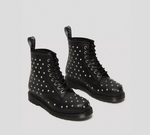 1460 STUD WANAMA LEATHER LACE UP BOOTS MSRP$210 - Picture 8 of 12