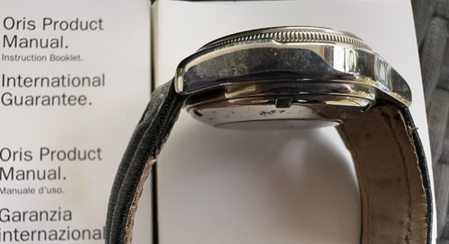 ORIS Cronografo a carica automatica 7415 NOS perfetto - con scatola e documenti - Foto 5 di 8