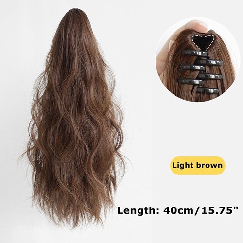 Real Claw Ponytail Clip In Hair Extensions Pony Tail As Human Hair Claw Clip - Picture 12 of 13