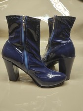 Stiefel Knöchel  elastisch blau farben Absatz 11 cm size 42-47 Polen
