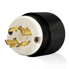 Locking Plug, Generator Twist Lock Male Plug, 20 Amp, 480 Volt, NEMA L16-20P