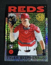 2021 Topps Chrome Silver Pack Mojo 1986 RC Rookie Tyler Stephenson #86BC-39 SP