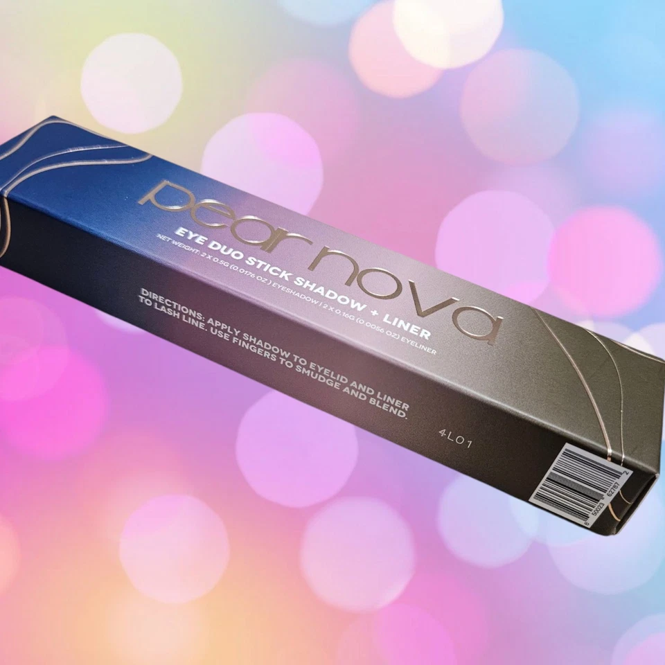 NEW PEAR NOVA EYE DUO STICK EYE SHADOW + LINER AZURITE & UNAKITE FULLSIZE  NIB - Image 3 of 4