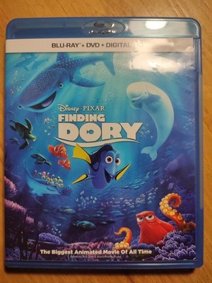 Finding Dory 2016 Blu Ray + DVD USA Import Free Region Disney Pixar 