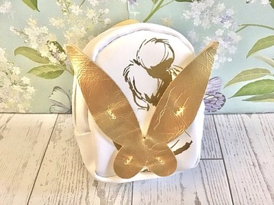Real Littles Disney Tinker Bell White Backpack Only With Gold Wings