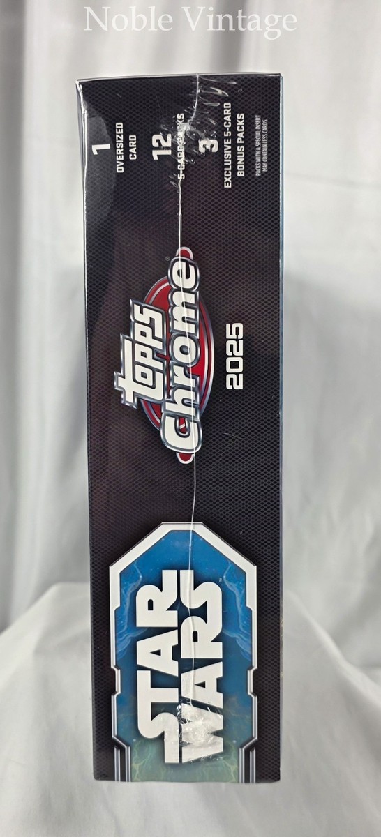 2025 Topps Chrome Star Wars Super Box- Exclusive Trading Cards
