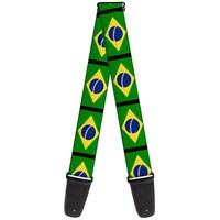 Guitar Strap - Brazil Flags (Us Import) ACC NEU