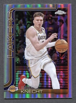 2025-26 Topps Chrome Refractor #130 Dalton Knecht