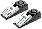 Door Stop Alarm 120DB Siren for Home & Travel, Black, Pack of 2