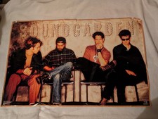 1995 VINTAGE SOUNDGARDEN FUNKY POSTER - SMOKE FREE HOME - ROUGH SHAPE - RARE!!!