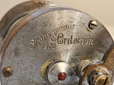 Shakespeare Criterion 1960 Model HF 40's vintage baitcasting reel Made in USA