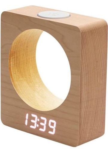 Digitaler Wecker aus Holz mit LED-Licht - Bild 7 von 13