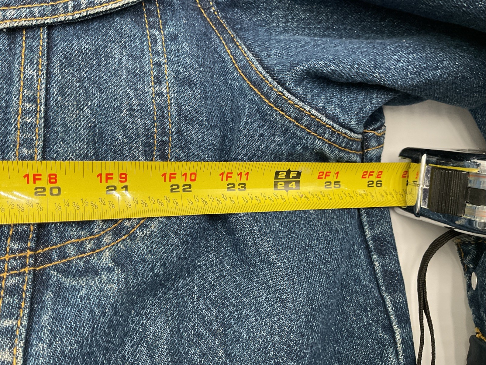 Lee Outerware Lined Denim Work Jacket Leather Col… - image 12