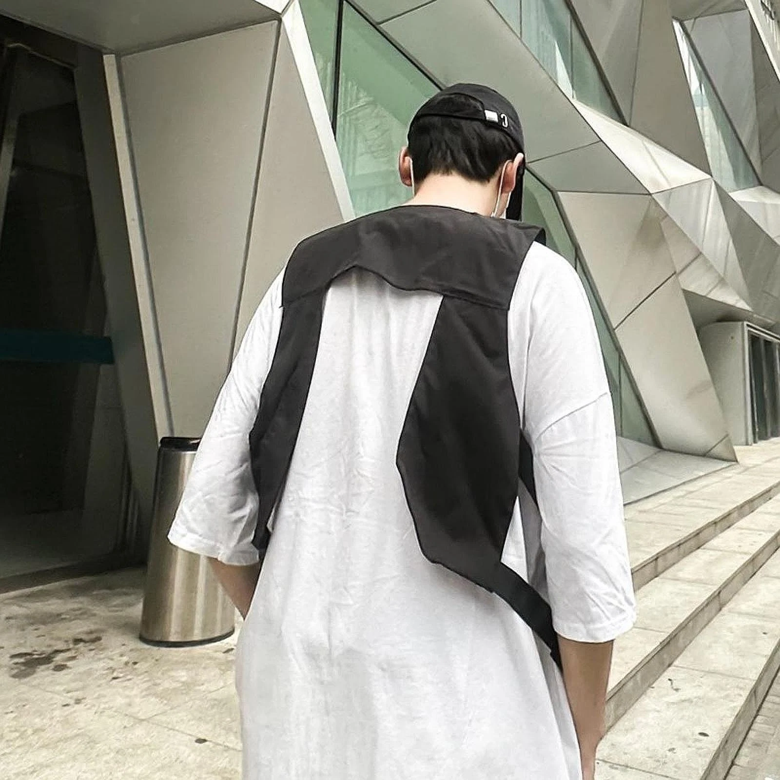 Outdoor Vest Multi Pockets Vest Bag Lightweight Practical Trendy Workwear for