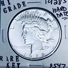 1928 S PEACE SILVER DOLLAR HI GRADE GENUINE U.S. MINT RARE KEY COIN 9547