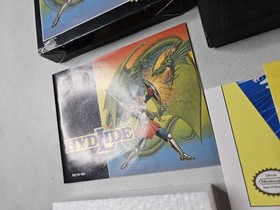 Hydlide (Nintendo Entertainment System, NES) Complete In Box CIB With Poster