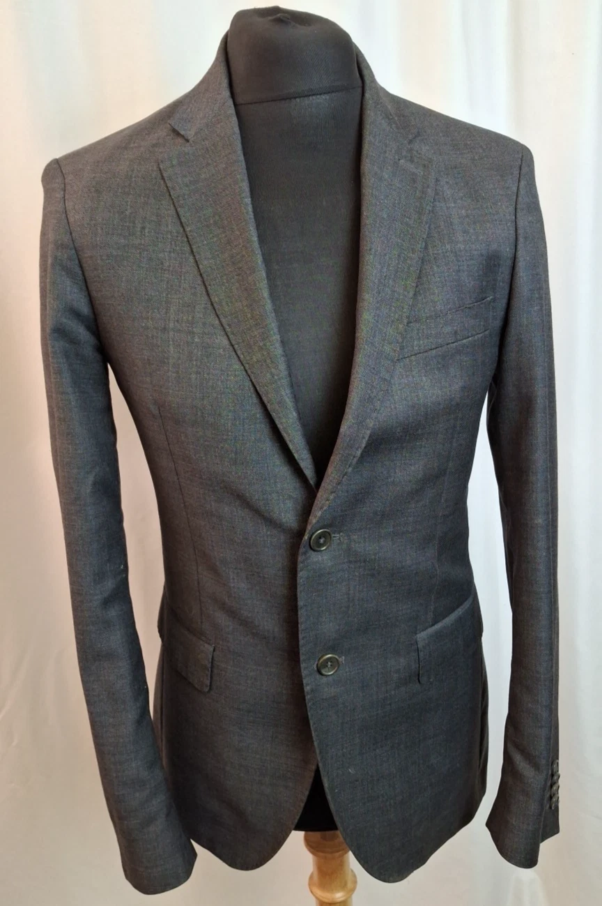 Calvin Klein Blazer Jacket Smart Casual Formal Charcoal Grey 38 Medium A3967
Opens in a new window o