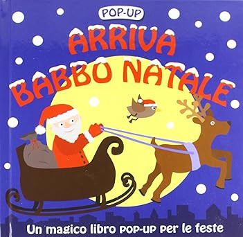 Der Weihnachtsmann kommt. Pop Up Buch. Ediz. illustrata [Hardcover] Powell
