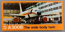 Airbus A300B Manufacturers Sales Brochure 1970s Industrie Wide Body Twin Airline