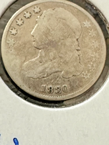 1830-P Capped Bust Dime — photo from another recent sale