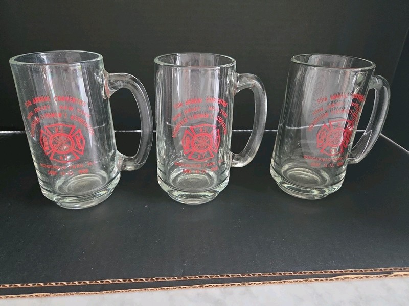 3) 55th Annual Convention NJ-NY Volunteer Fireman's Assn.1968 Ridgefield, NJ Mug