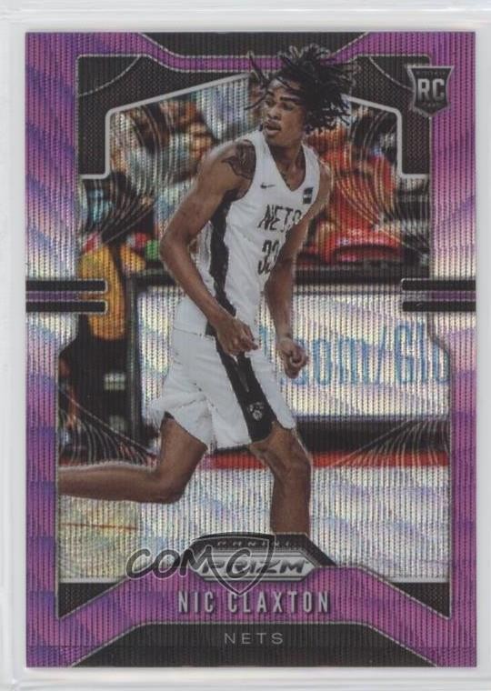 2019-20 Panini Prizm Rookie Purple Wave Nic Claxton Nicolas #292 u6m